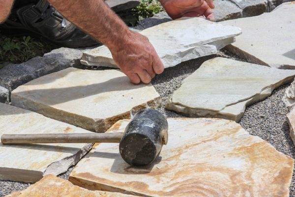 Stone Sidewalk Installation in Little River