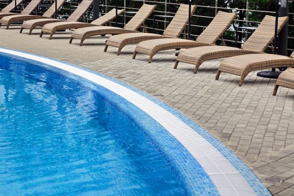 Poolside Hardscaping in Little River