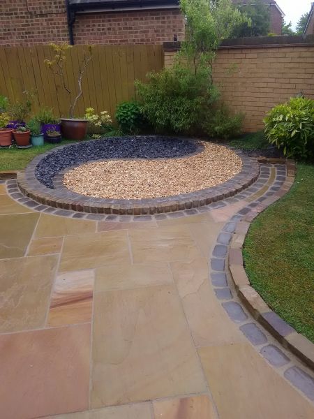 Sandstone Patio Installation in Little River